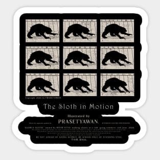 Sloth Motion Sticker